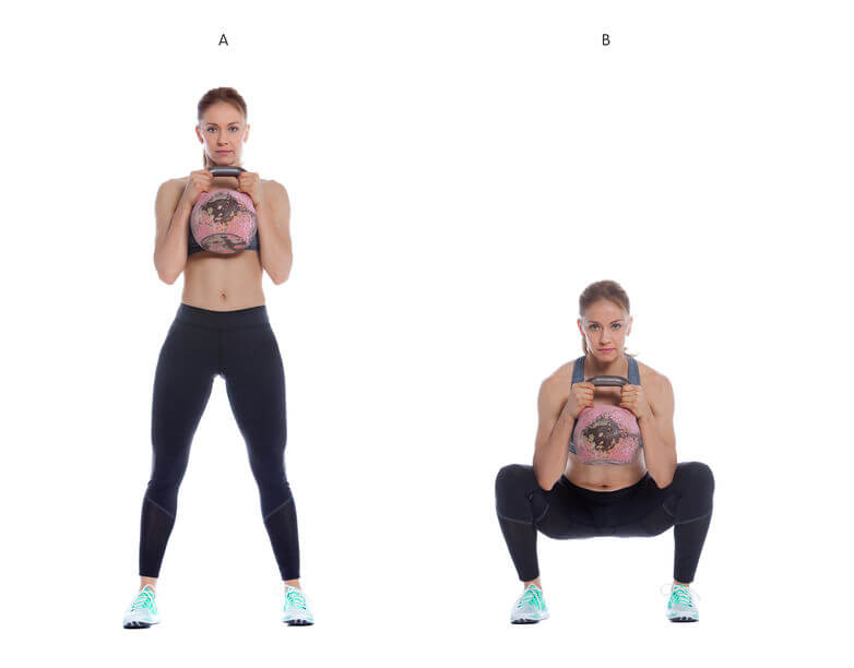 kettlebell squat