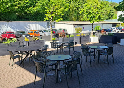 Fitness Lifestyle Heilbronn - Premium Health & Sport - Außenterrasse